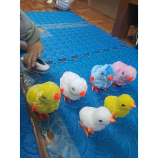 [RẺ VÔ ĐỊCH] Gà con vặn cót biết chạy cho bé, Gà con chạy cót.