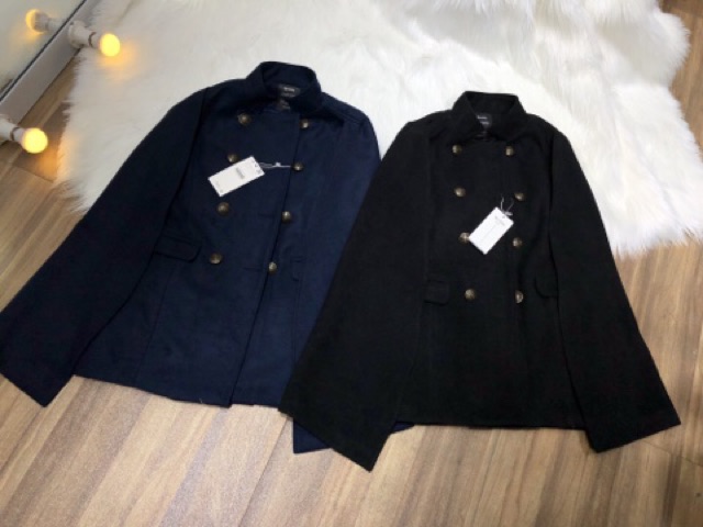 Áo dạ CAPE- áo dạ choàng hàng 2 lớp chất đẹp có dây đai 058 | BigBuy360 - bigbuy360.vn