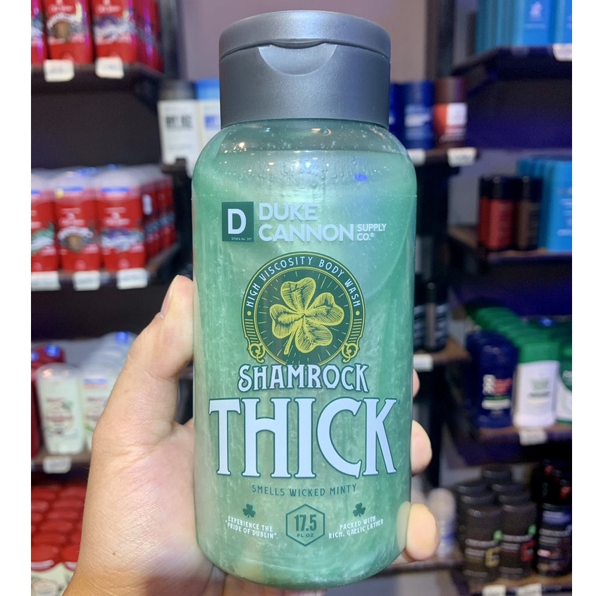 Sữa Tắm Duke Cannon Shamrock Thick Wicked Minty Body Wash 517ML