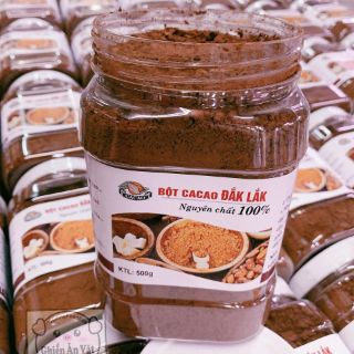 500gr BỘT CACAO ĐẮK LẮK NGUYÊN CHẤT