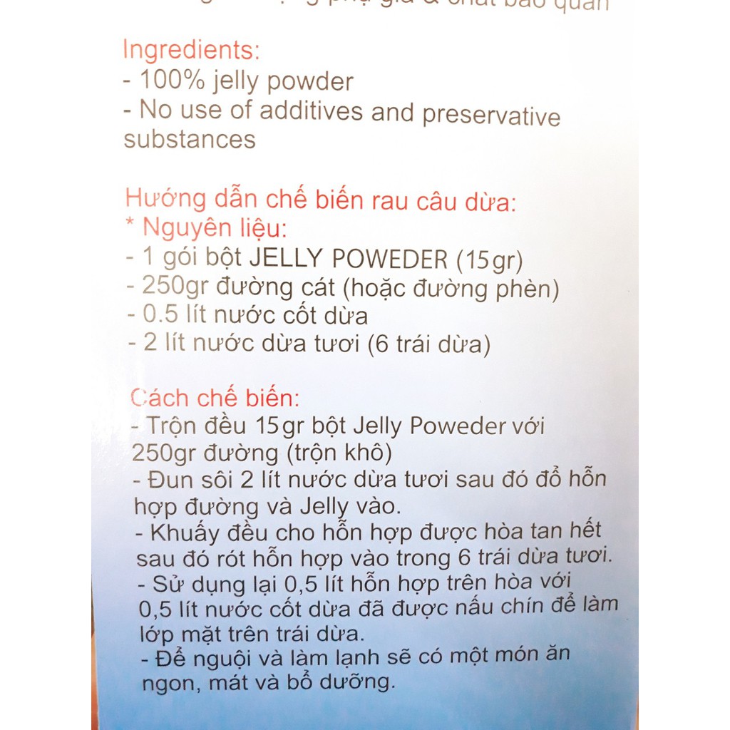 Bột Thạch Rau Câu Dẻo 3D Con Cá Dẻo Thành phát | BigBuy360 - bigbuy360.vn