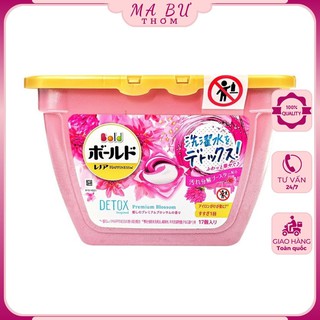 Viên giặt quần áo xả quần áo nhật bản gelball bold 3d p&g