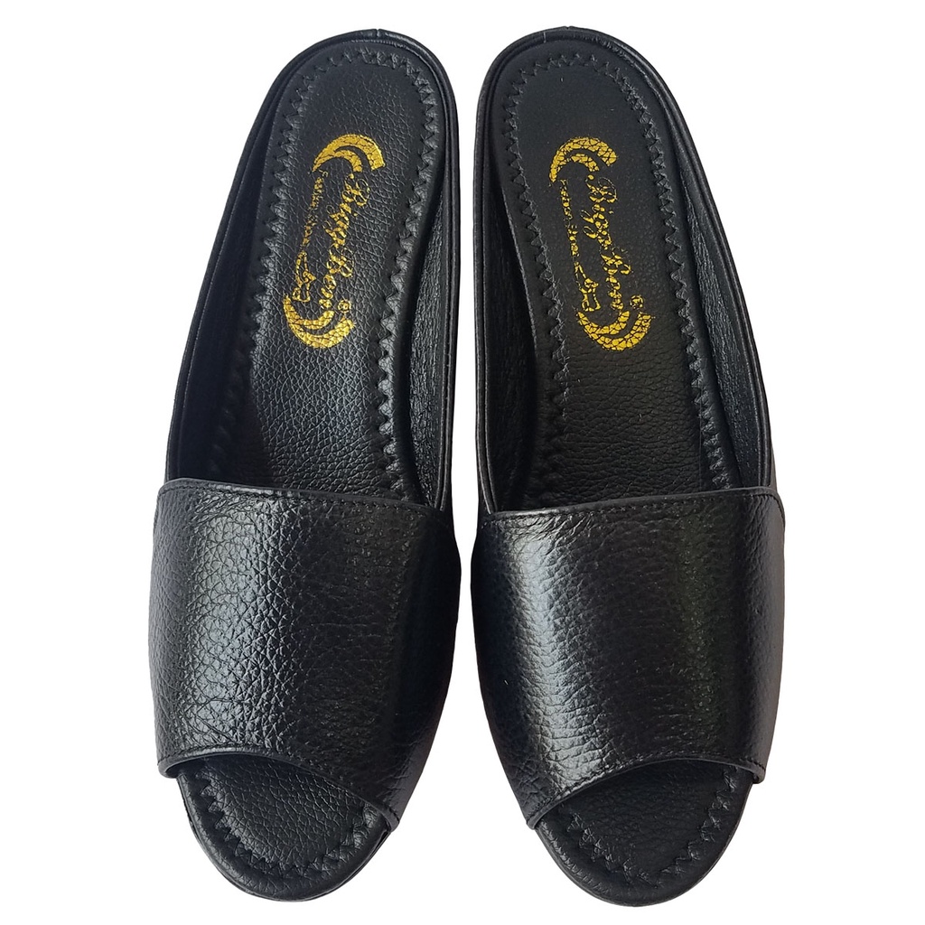 Dép Sục Nữ Da Bò Thật BIGBEN Cao Cấp SBN52