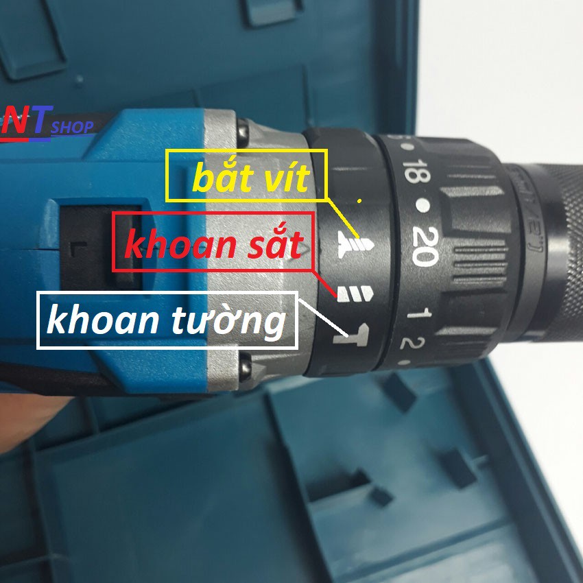 Thân máy khoan pin 18V không chổi than - than may khoan makita