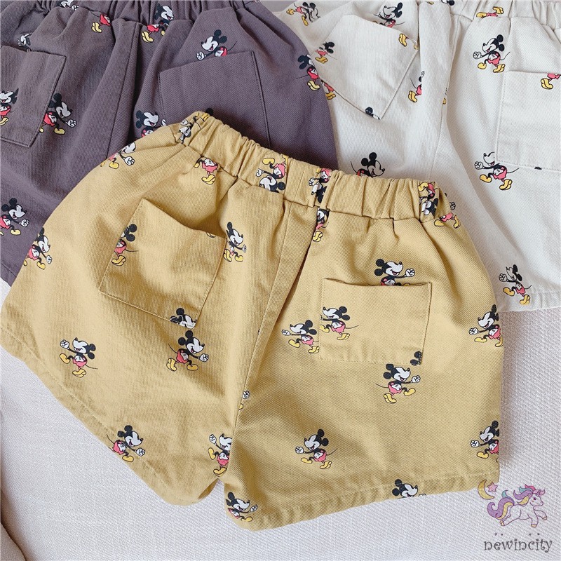 Quần Ngắn Màu Trơn Thời Trang Mùa Hè Cho Bé