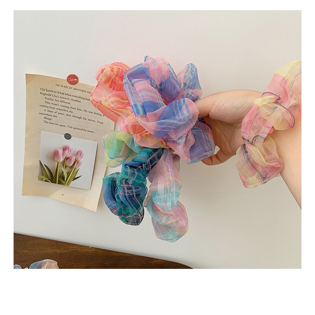 [Mã FAXANH245 giảm 10K đơn 50K] Cột tóc nữ scrunchies Organza CT70