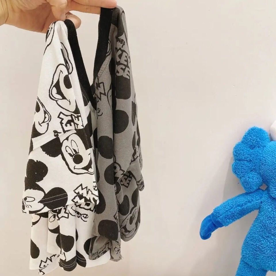 Áo Thun Ngắn Tay In Họa Tiết Hoạt Hình Xinh Xắn Theo Phong Cách Mùa Hè Hàn Quốc Dành Cho Bé