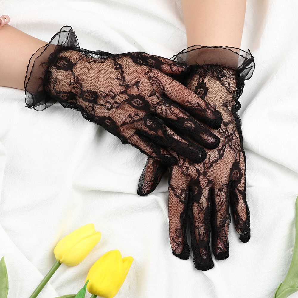 Găng Tay Ren Chống Nắng Thời Trang Quyến Rũ Cho Nữ