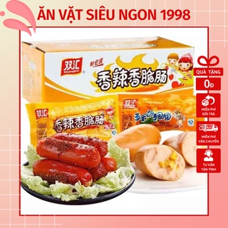 Xúc xích ngô xúc xích cay ăn liền hàng nội địa siêu thơm ngon
