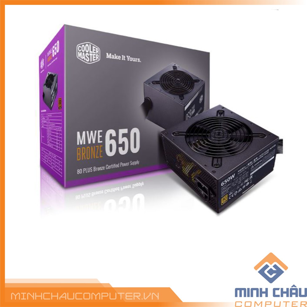 Nguồn Cooler Master MWE Bronze 650 V2 - 650W - 80 Plus