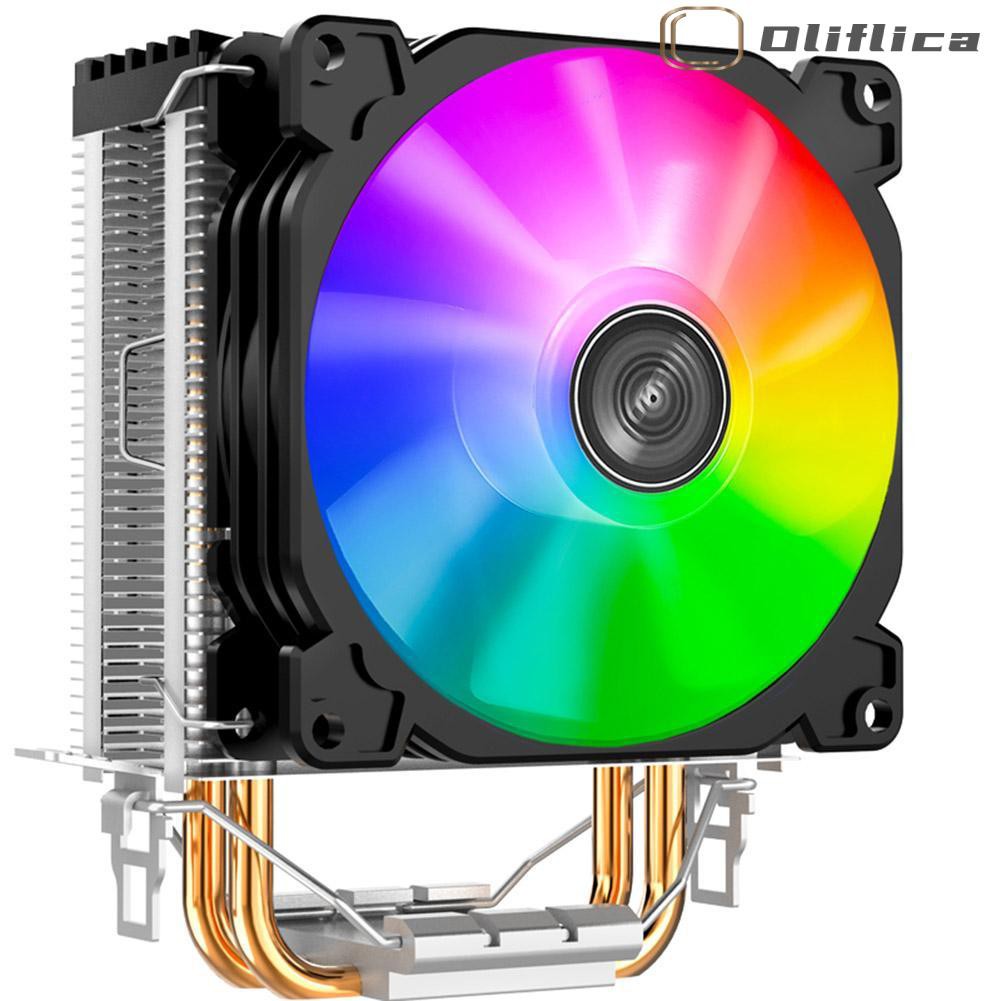 Mới Quạt Tản Nhiệt Làm Mát Cpu Jonsbo Cr1200 2 Ống Rgb 90mm Màu Cầu Vồng