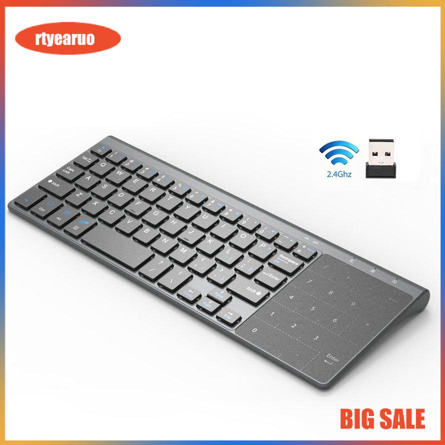 Bàn phím nhỏ không dây USB 2,4Ghz mỏng với bàn phím số Bàn phím số
