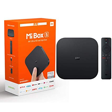 Đầu Android TV MIBOX S 4K QUỐC TẾ 2019