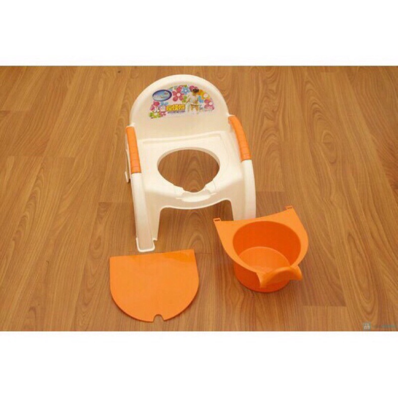 bô cho bé, bô vệ sinh cho bé có nắp đậy sạch sẽ nhựa Việt Nhật 3091