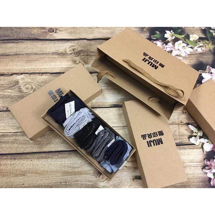 Hộp 5 quần ship Muji Thông Hơi xuât Nhật