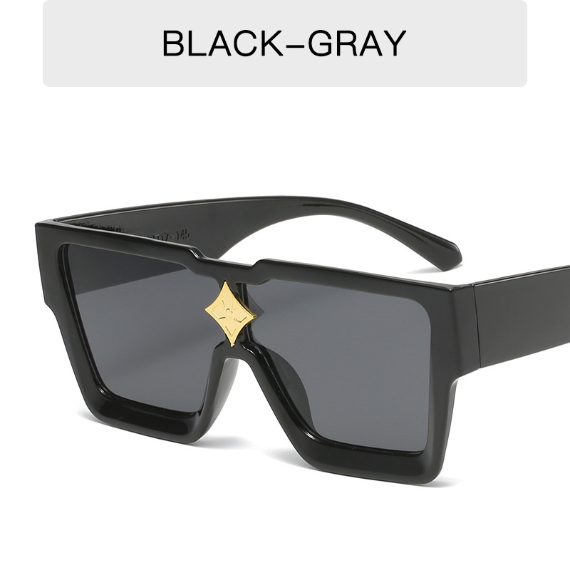 Kính Mát Gọng Vuông Lớn Nhiều Màu Sắc Chống Nắng Thời Trang Cho Nam Và Nữ