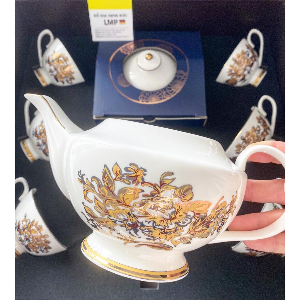 Bộ trà sứ hoa cúc vàng Imperial London, phong cách châu Âu đẳng cấp và sang trọng