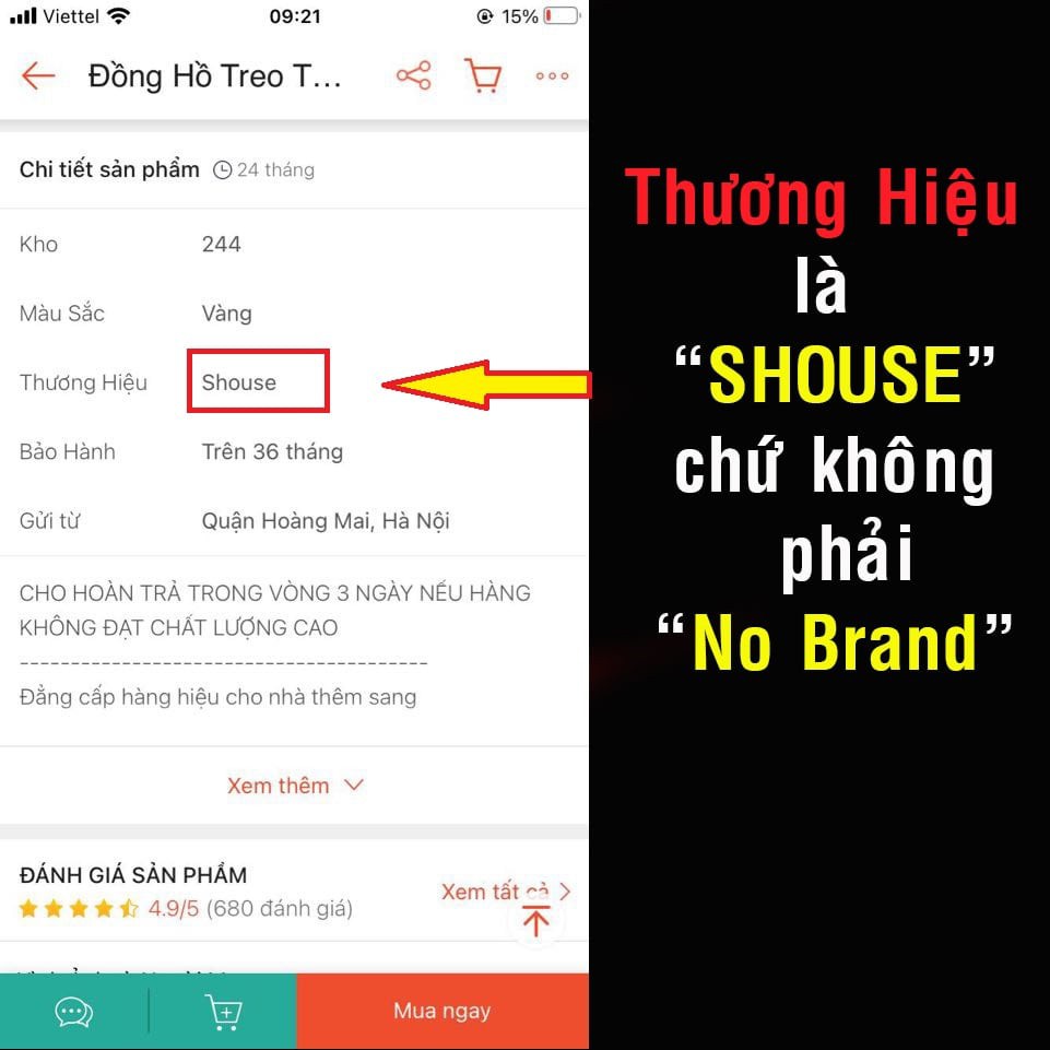 Đồng hồ treo tường con chim công đậu cành mai A22 kim trôi không gây tiếng động trang trí nghệ thuật khổng tước