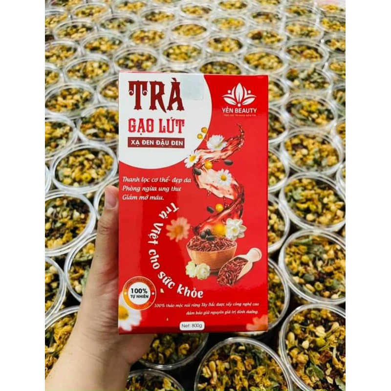 [CHÍNH HÃNG] TRÀ GẠO LỨT XẠ ĐEN ĐẬU ĐEN, Hoa Cúc, Hoa Nhài Thanh lọc cơ thể - Đẹp da | BigBuy360 - bigbuy360.vn