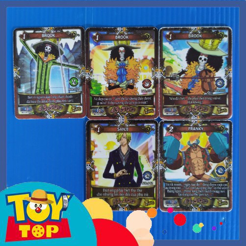 Thẻ bài Toonies One Piece Ma trận liên hợp xước 2nd - hàng xả tổng hợp