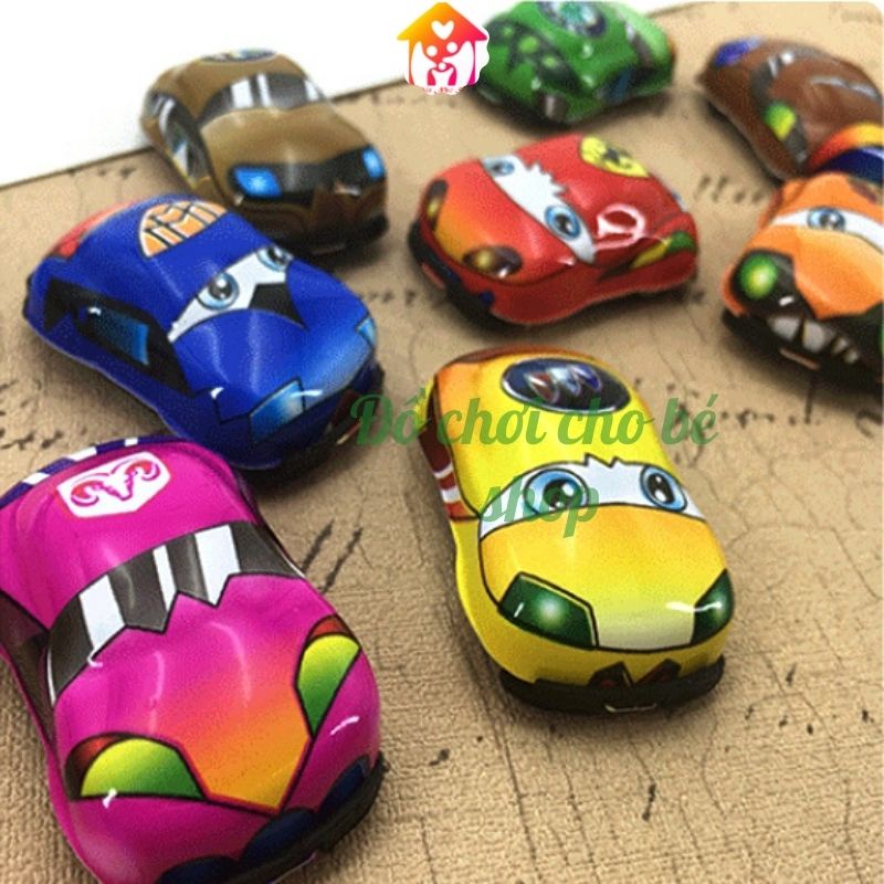 Đồ chơi trẻ em ô tô mini kéo lùi chạy cót nhiều màu chó bé từ 1 đến 4 tuổi