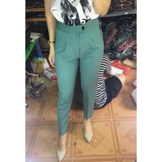Quần baggy lệch gấu