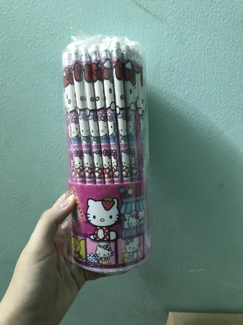 Bút chì Hello Kitty và Doremon