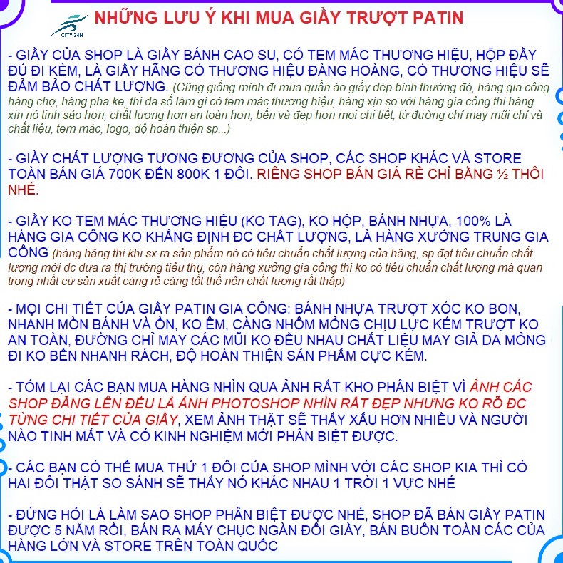 Giầy Trượt Patin Phát Sáng Cao Cấp - Giầy PaTin Trẻ Em Người Lớn - Bánh Cao Su