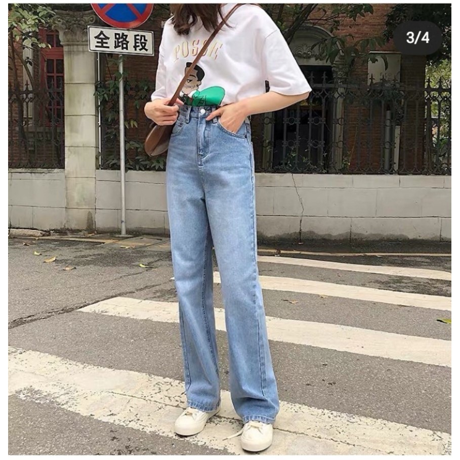 QUẦN JEAN ỐNG RỘNG NỮ CAO CẤP HADI DÀI MIÊN MAN CỰC HOT-NL2309