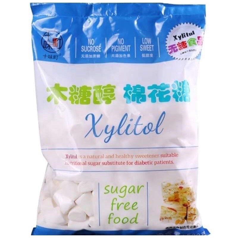 Kẹo marshmallow đường ăn kiêng xyliton gói 500gr