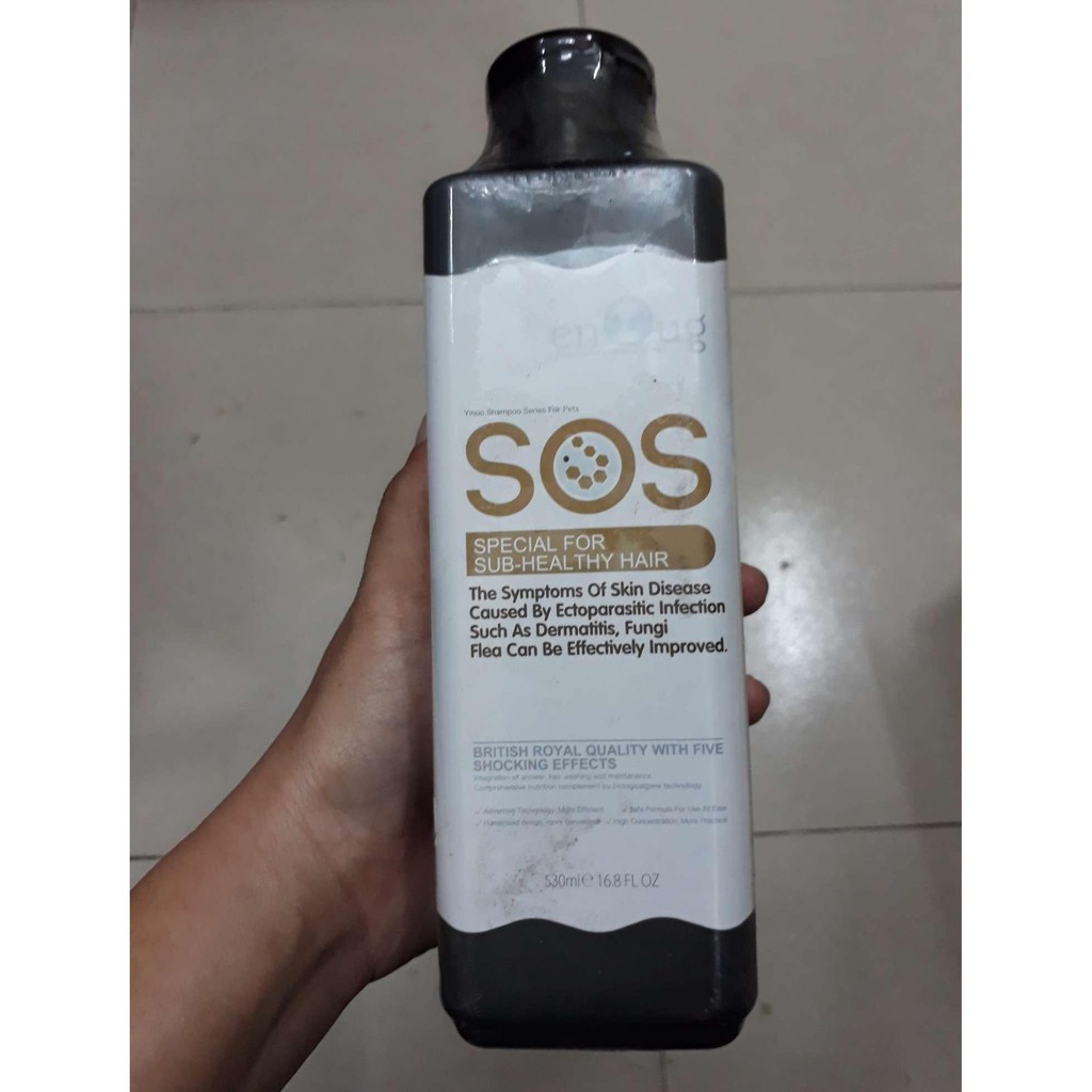 [CHÍNH HÃNG] Sữa tắm chó mèo SOS (530ml)