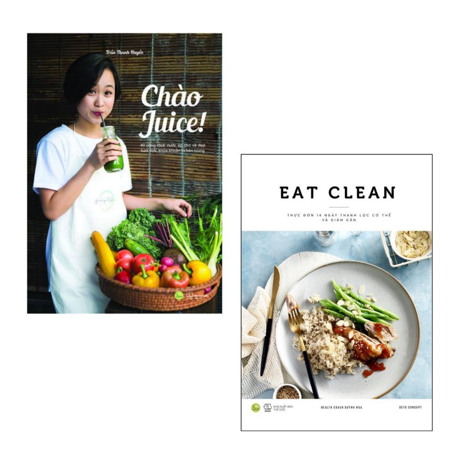 Sách - Combo Eat Clean + Chào Juice [AZVietNam]