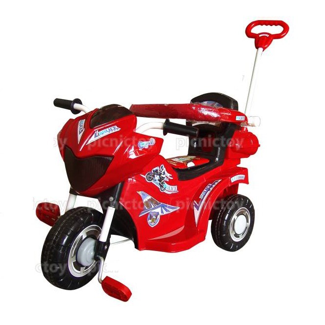 [Shopee siêu rẻ] Xe đạp 3 bánh Police Việt Nam (có bảo hiểm, cần đẩy, để chân, hộp đồ)