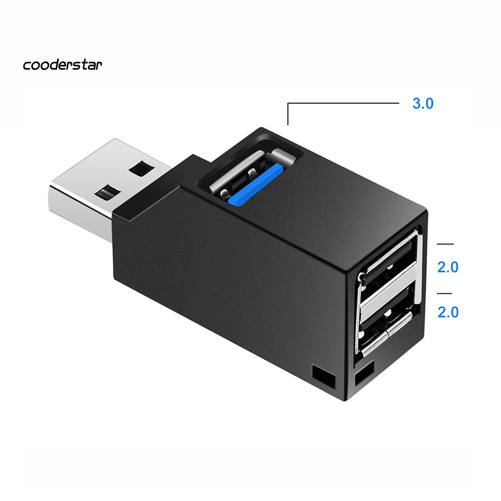 Đầu Chia 3 Cổng Usb 2.0 Tiện Dụng