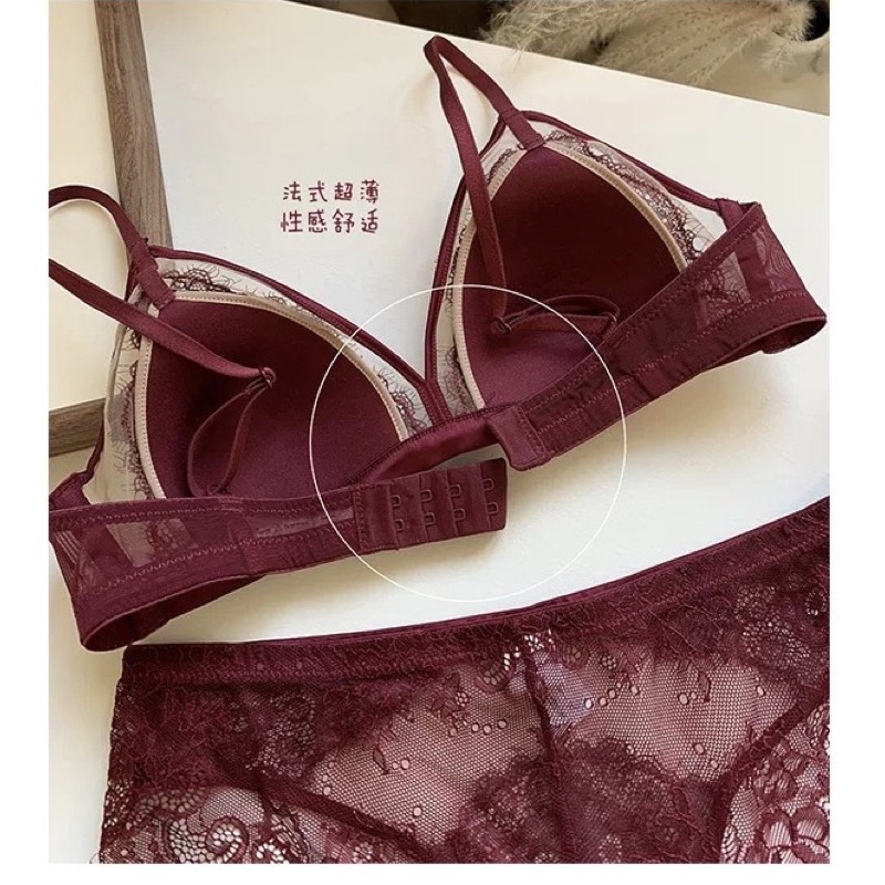 BỘ ĐỒ LÓT NỮ REN KHÔNG GỌNG, BRALET MỎNG | BigBuy360 - bigbuy360.vn