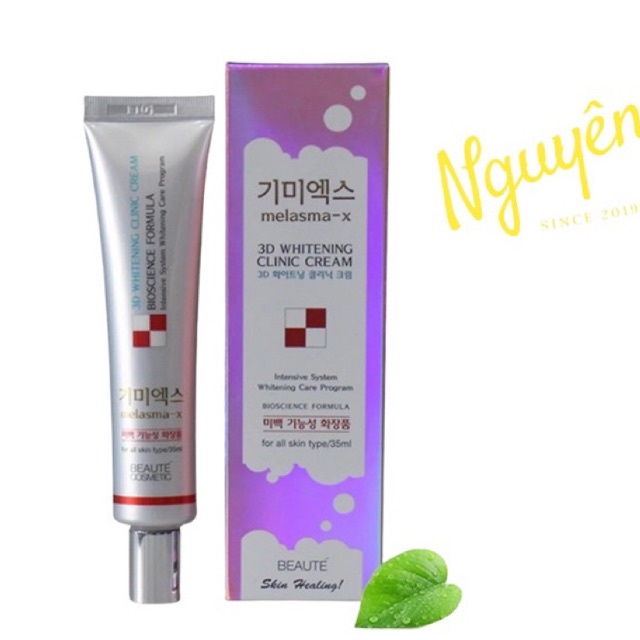 Kem Trắng Da Tàn Nhang Melasma-x 3D WHITENING CLINIC CREAM