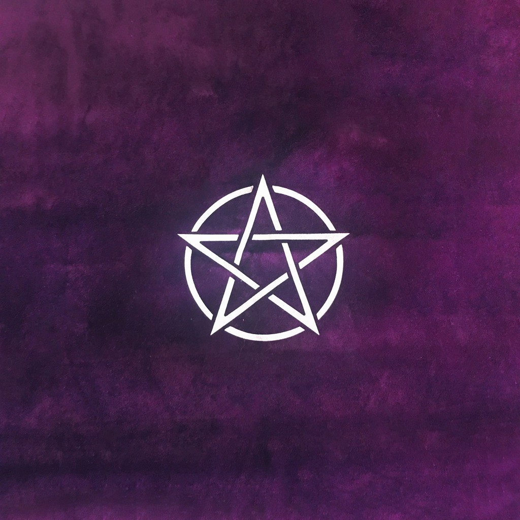 Khăn Trải Bài Tarot Indigo Pentacle (Guu Tarot Shop)