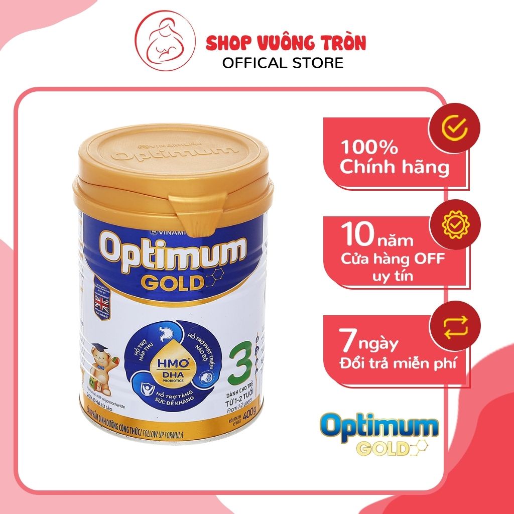 Sữa Bột Công Thức Cho Bé Dielac Optimum Gold 3 Cung Cấp Khoáng Chất Thiết Yếu Cho Trẻ Từ 1 - 2 Tuổi 850g