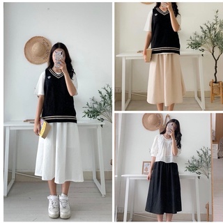 Chân váy đũi Hàn Quốc ❤ Chân váy ulzzang, chân váy chữ A siêu xinh - NhimShop CV04