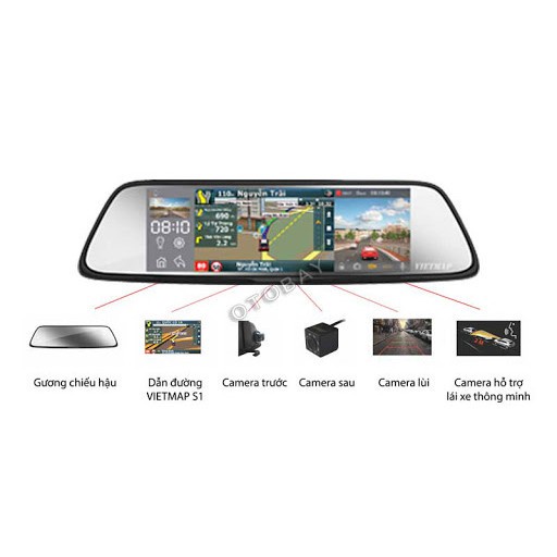 Camera hành trình và dẫn đường VietMap G79 tặng thẻ nhớ 32/64GB