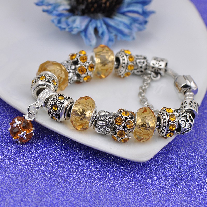 Vòng tay CHARM bạc thái siêu đẹp