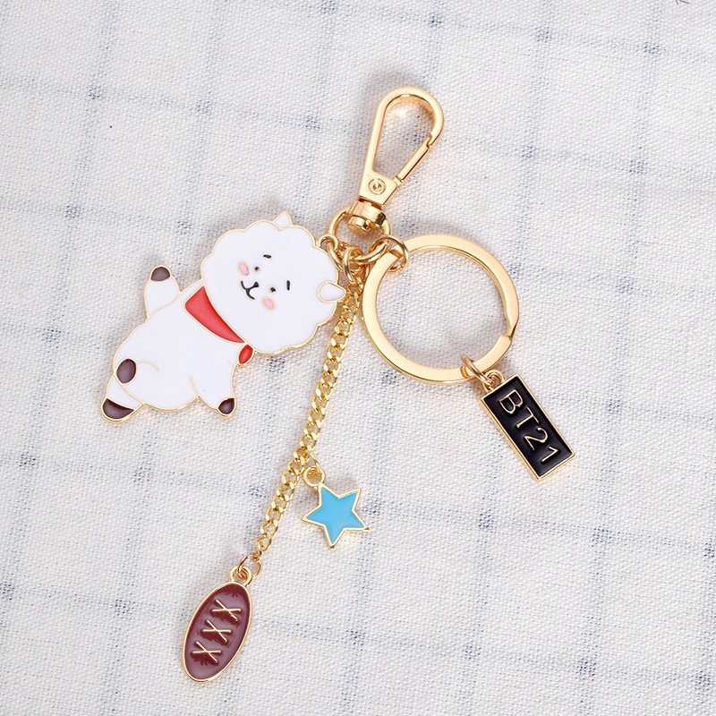 Móc khóa xinh xắn dành cho fan hâm mộ nhóm nhạc BTS