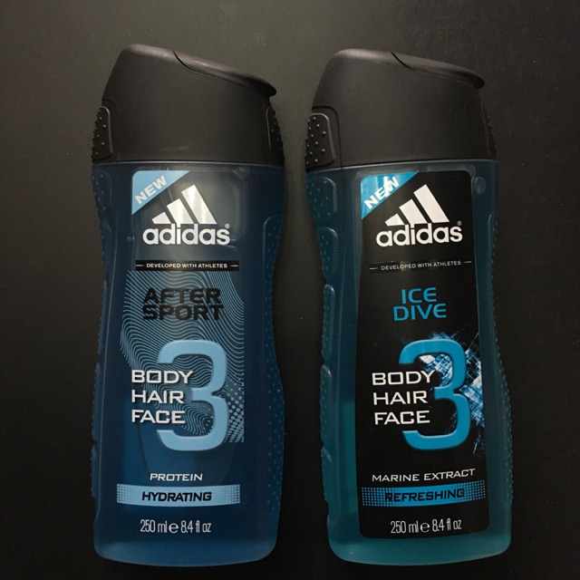 Dầu Tắm Gội Toàn Thân Adidas 3 in 1 (250ml-400ml)