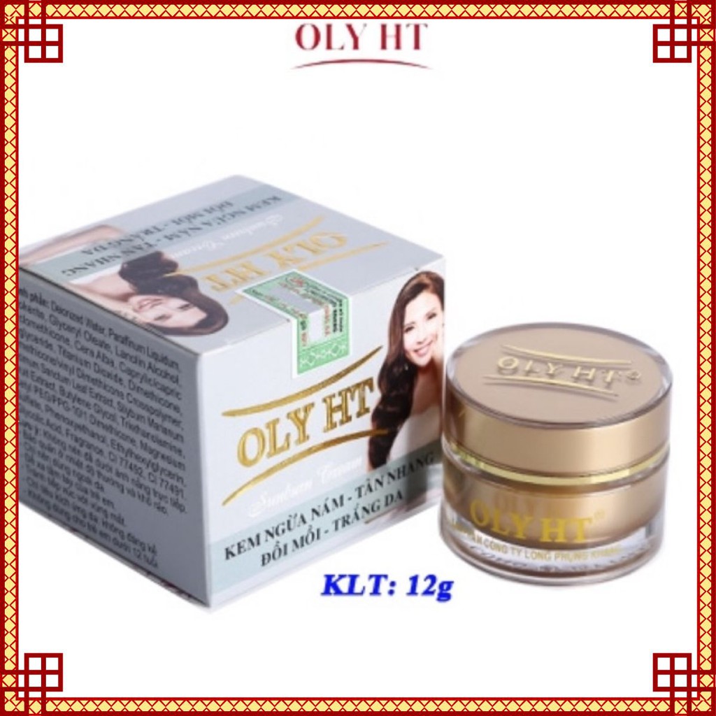 KEM NGỪA NÁM - TÀN NHANG - ĐỒI MỒI - TRẮNG DA OLY HT 12G (đủ giấy)