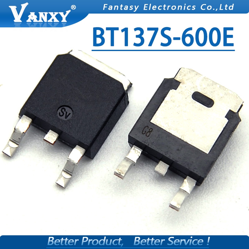 Bộ 10 Linh Kiện Điện Tử Bt137S-600E Bt137S Triac Smd To252 | BigBuy360 - bigbuy360.vn