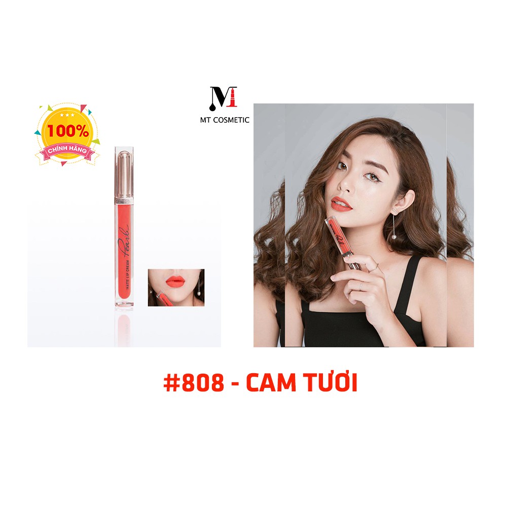 Son kem lì Pearl 808 Cam tươi