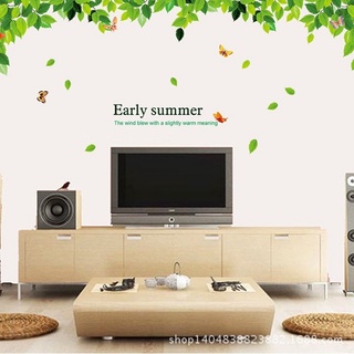 Decal Dán tường mẫu Tán Lá EARLy Summer ( 1m5 cao 45cm)