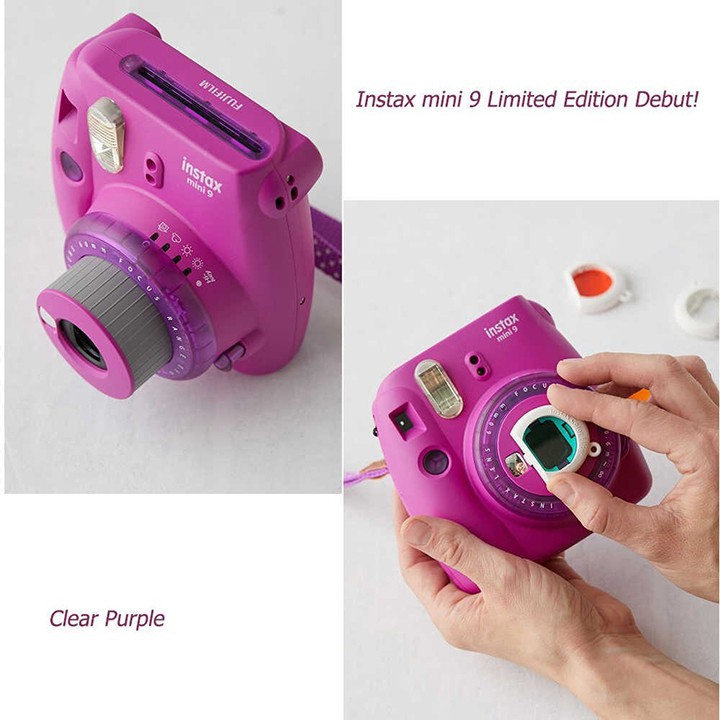 FUJIFILM INSTAX MINI 9 (TẶNG KÈM 1 HỘP FILM 10 TẤM) - Máy ảnh lấy liền - Hàng Chính Hãng