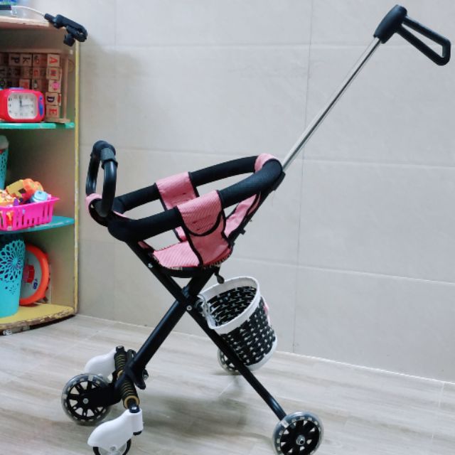 Xe đẩy 5 bánh cho bé (tay cong) bán lẻ phụ kiện xe đẩy