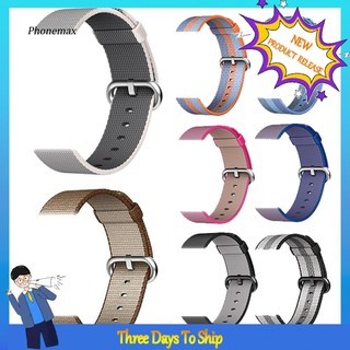 MAX-Woven Nylon Wrist Band Strap Bracelet Belt Replacement for Apple Watch 1 2 3 4